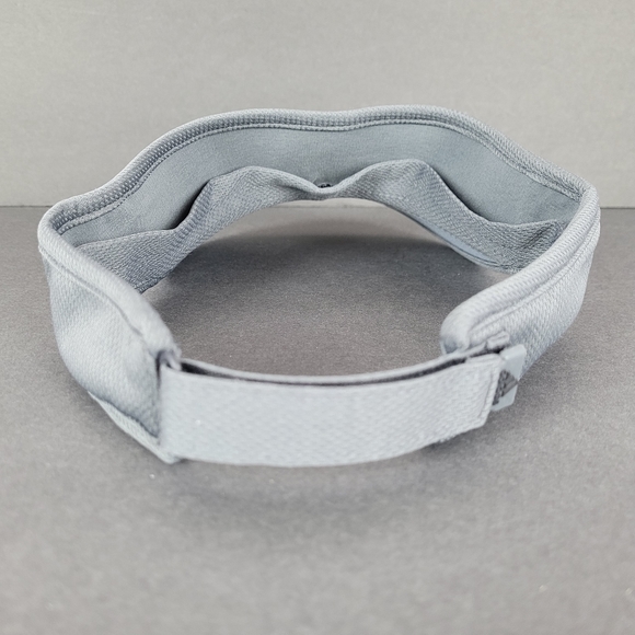 Adidas Visor Hat Reflective Adjustable Fit Gray NEW - Picture 4 of 8